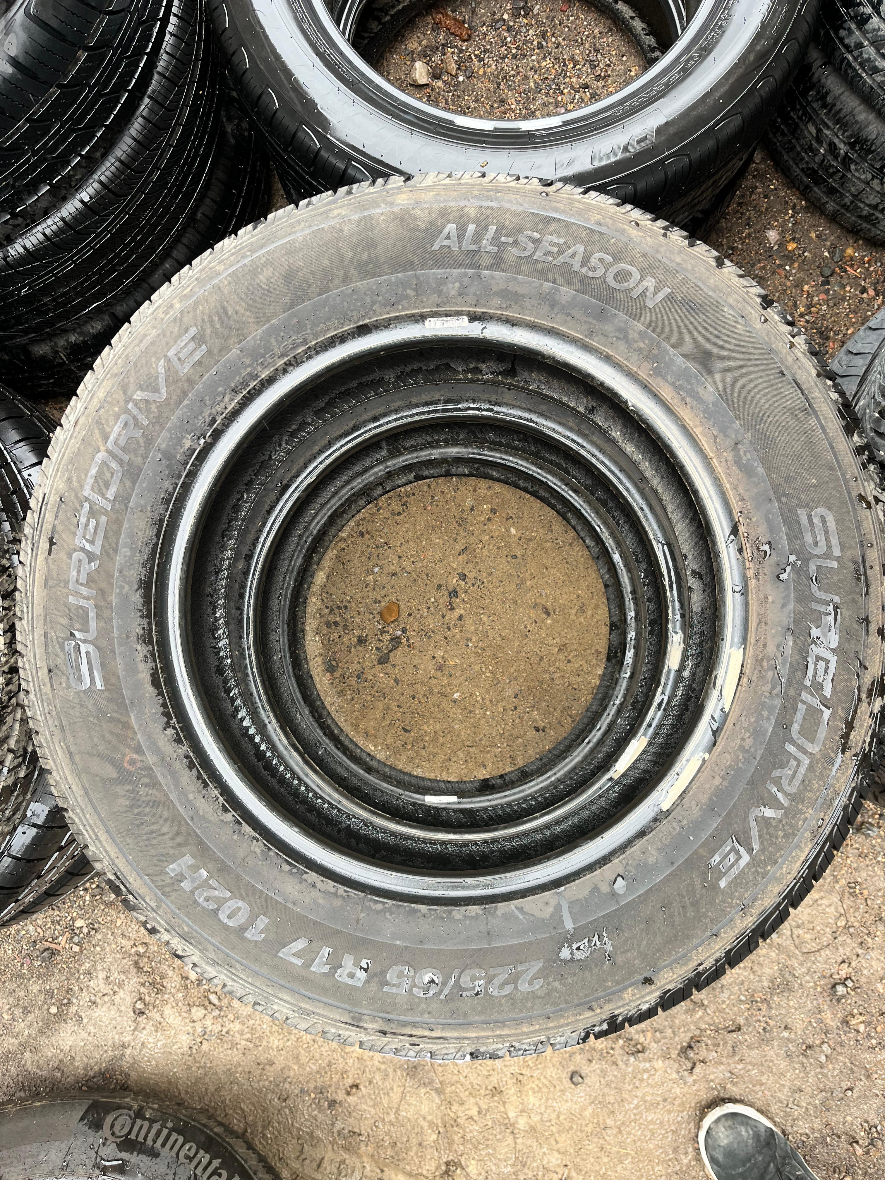 225/65R17 (3 Used Tires) SureDrive All Season