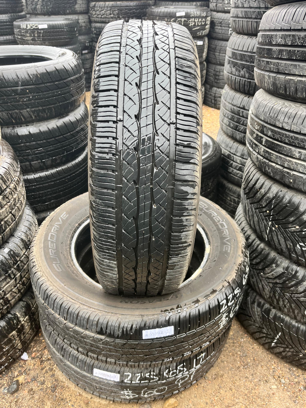 225/65R17 (3 Used Tires) SureDrive All Season