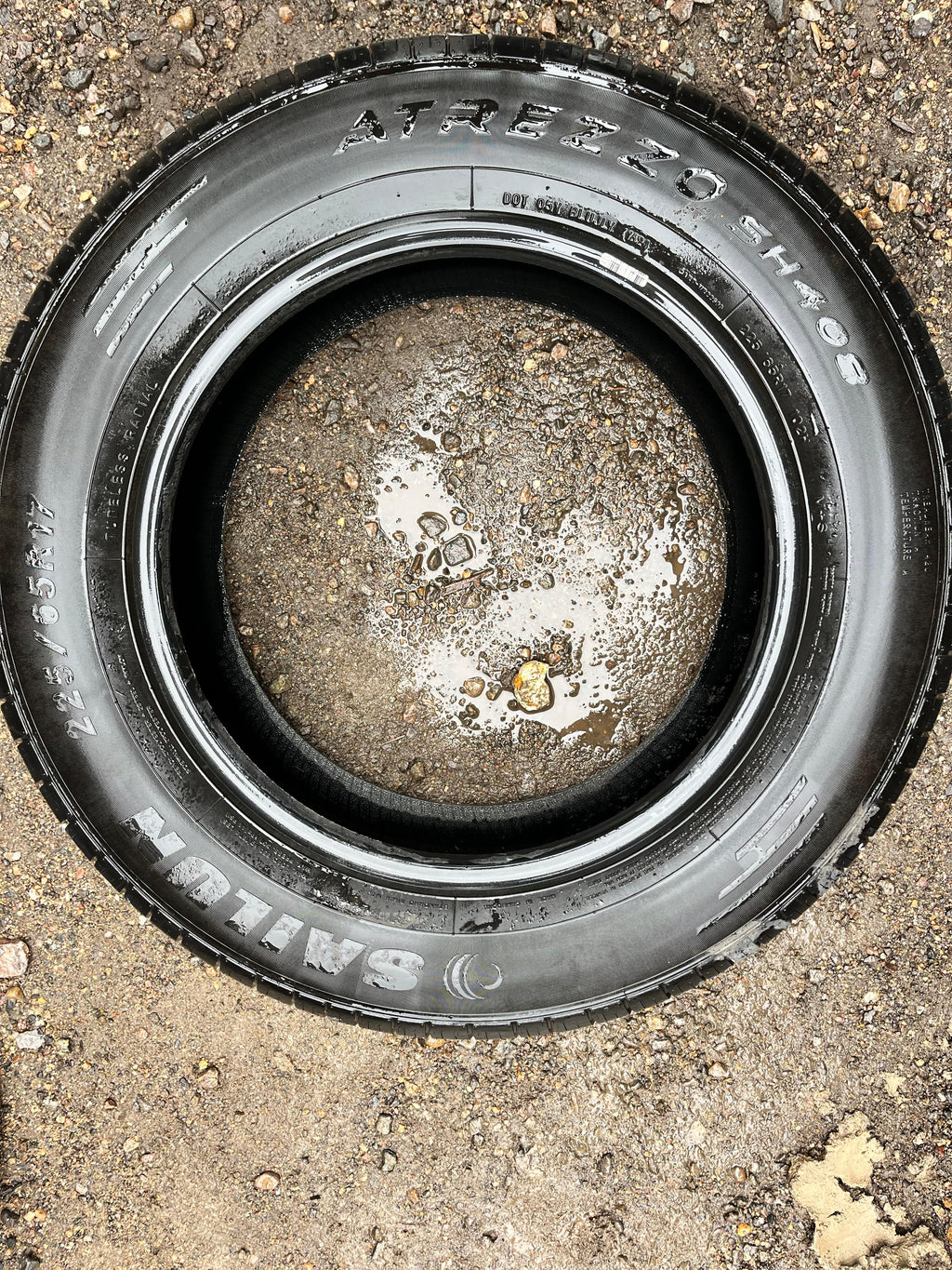225/65R17 (3 Used Tires) Sailun Atrezzo (SH400)