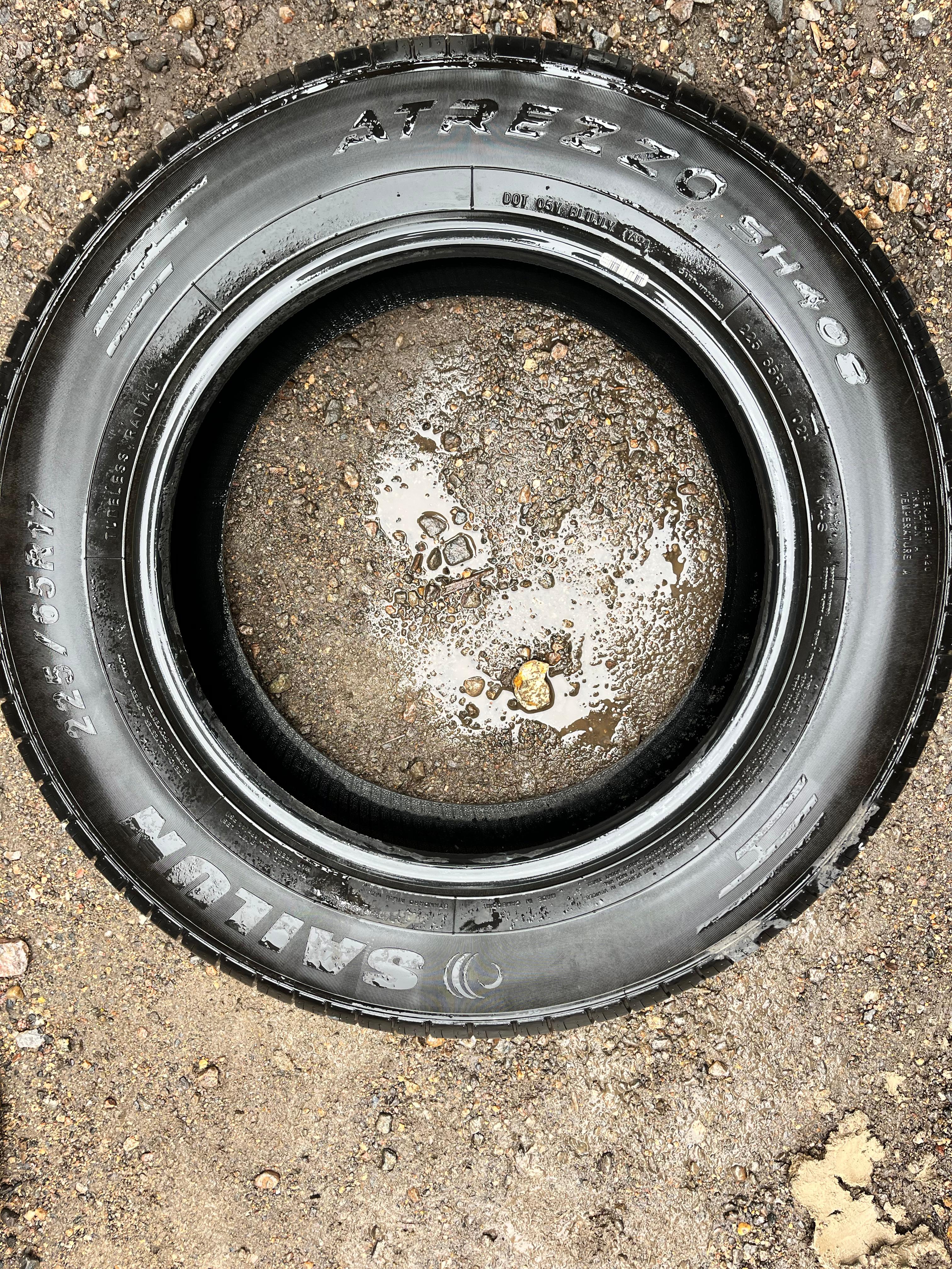 225/65R17 (3 Used Tires) Sailun Atrezzo (SH400)