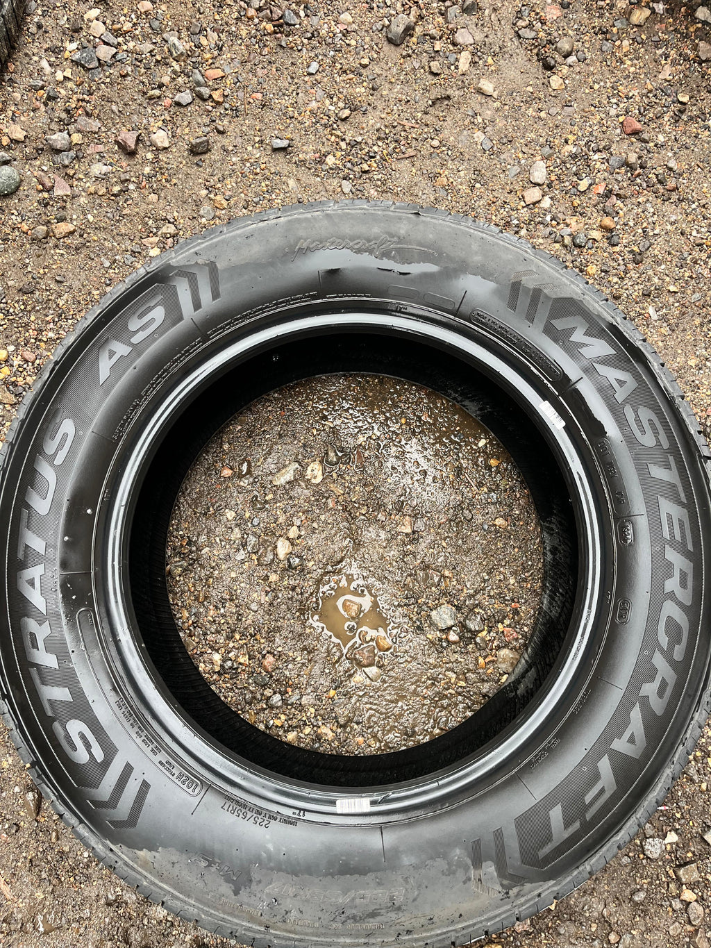 225/65R17 Pair (2 Used Tires) Mastercraft Stratus (AS)
