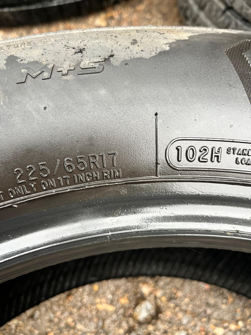 225/65R17 Pair (2 Used Tires) Mastercraft Stratus (AS)
