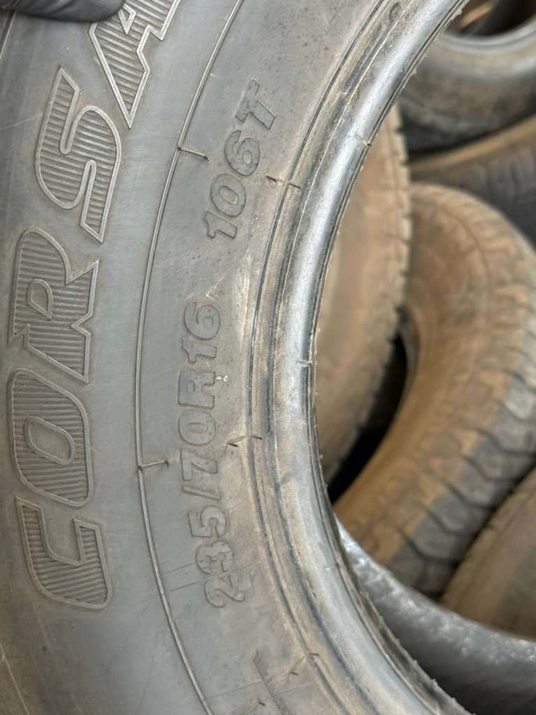 235/70R16  Set (4 Used Tires) Corsa Highway Terrain plus