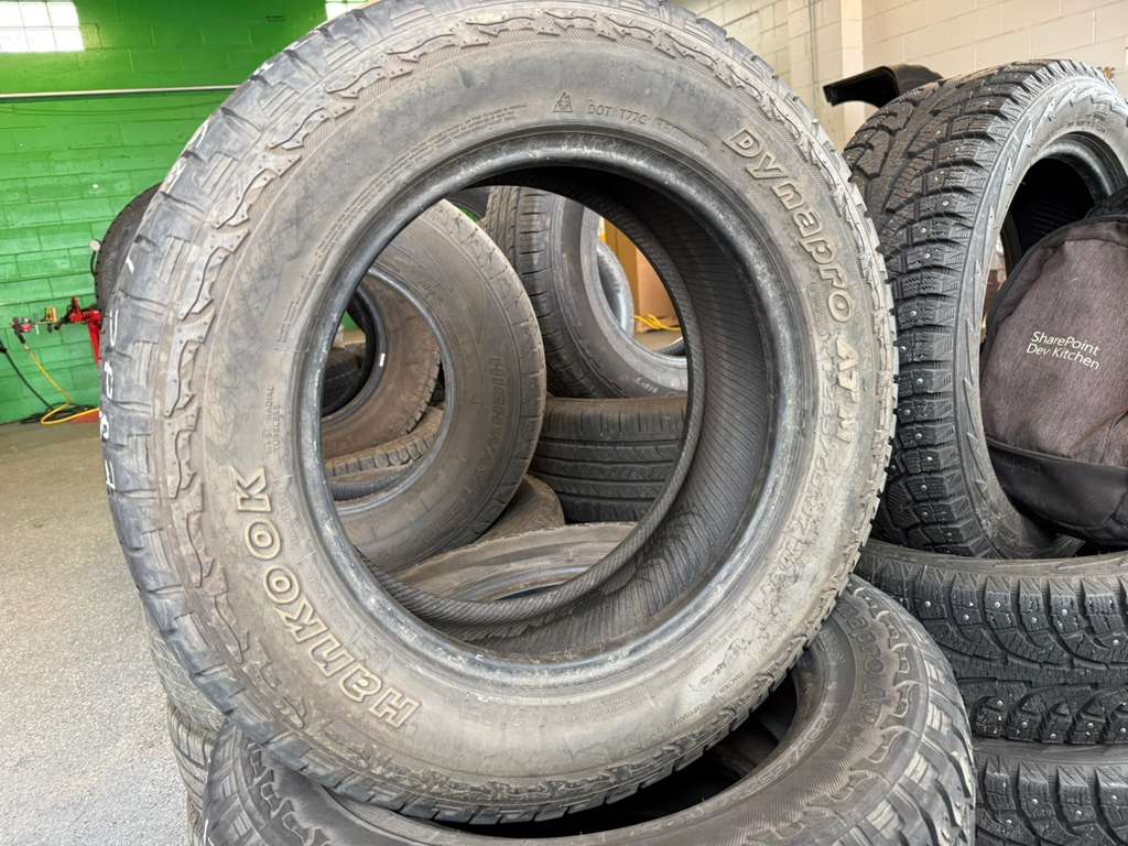 235/65R17 Set (4 Used Tires) Hankook Dynapro ATM
