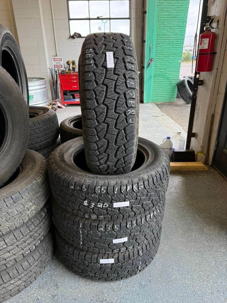 235/65R17 Set (4 Used Tires) Hankook Dynapro ATM