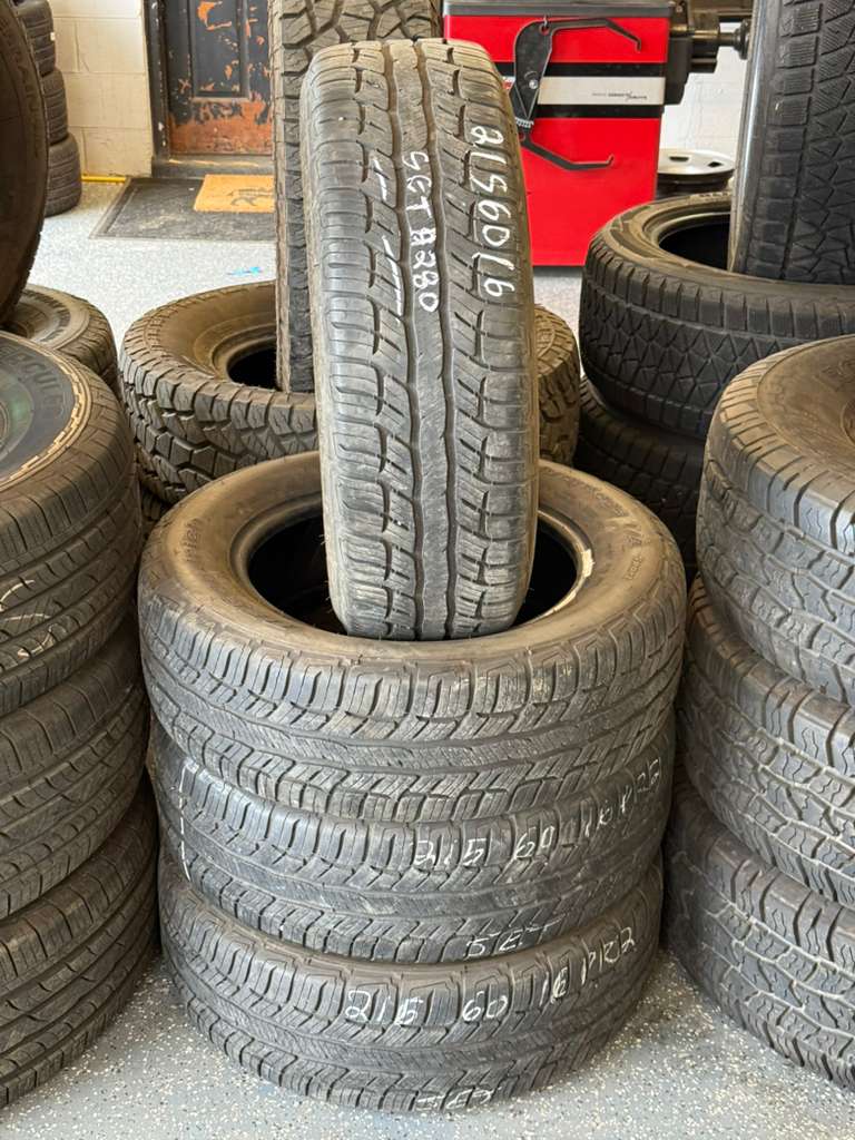 215/60R16 Set (4 Used Tires) Bfgoodrich Advantage T/A Sport