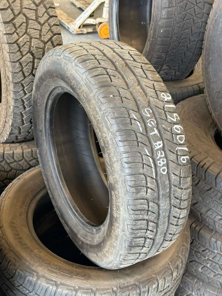 215/60R16 Set (4 Used Tires) Bfgoodrich Advantage T/A Sport
