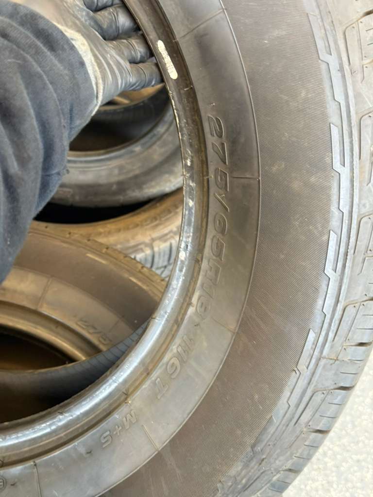 275/65R18 Set (4 Used Tires) Hercules Terratrac HPT