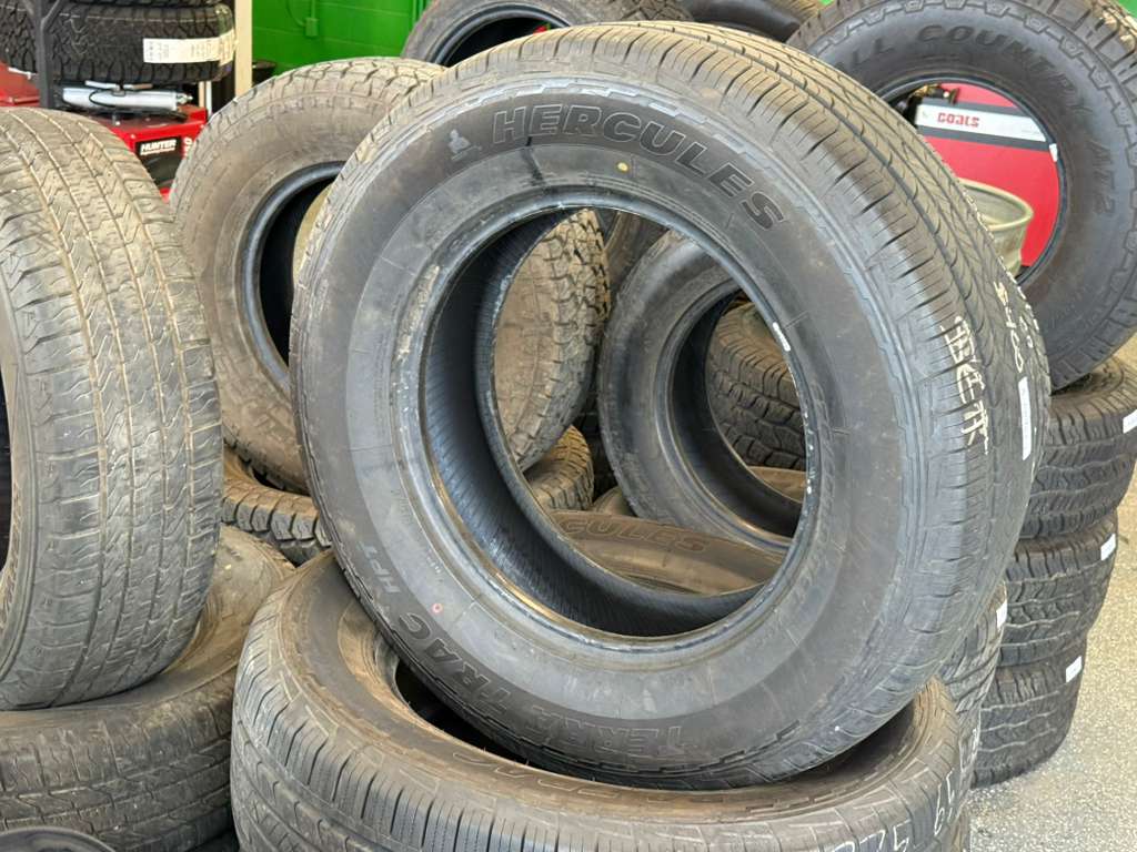 275/65R18 Set (4 Used Tires) Hercules Terratrac HPT
