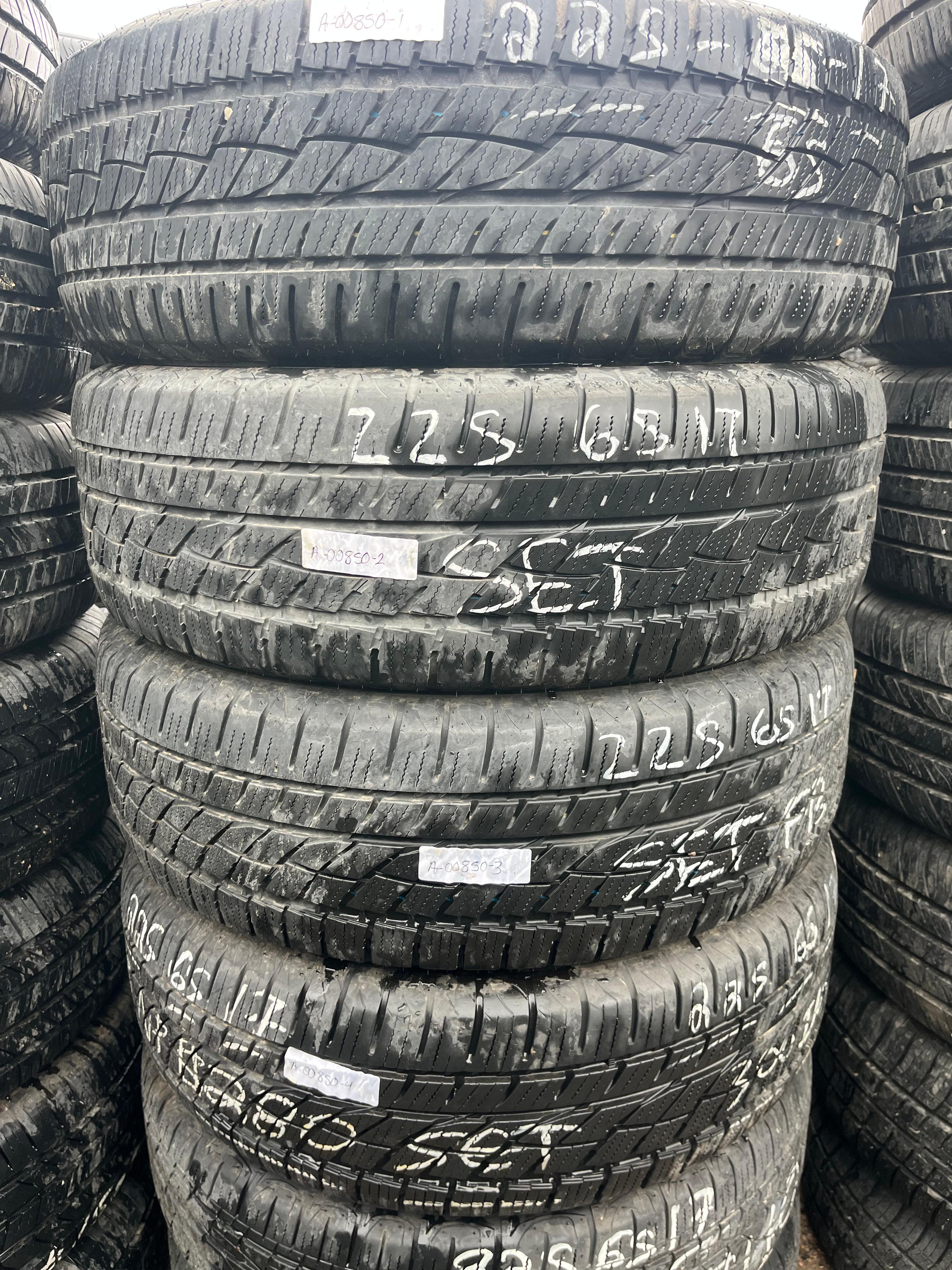 225/65R17 Set (4 Used Tires) Toyo Tires Celsius  Snow Tires