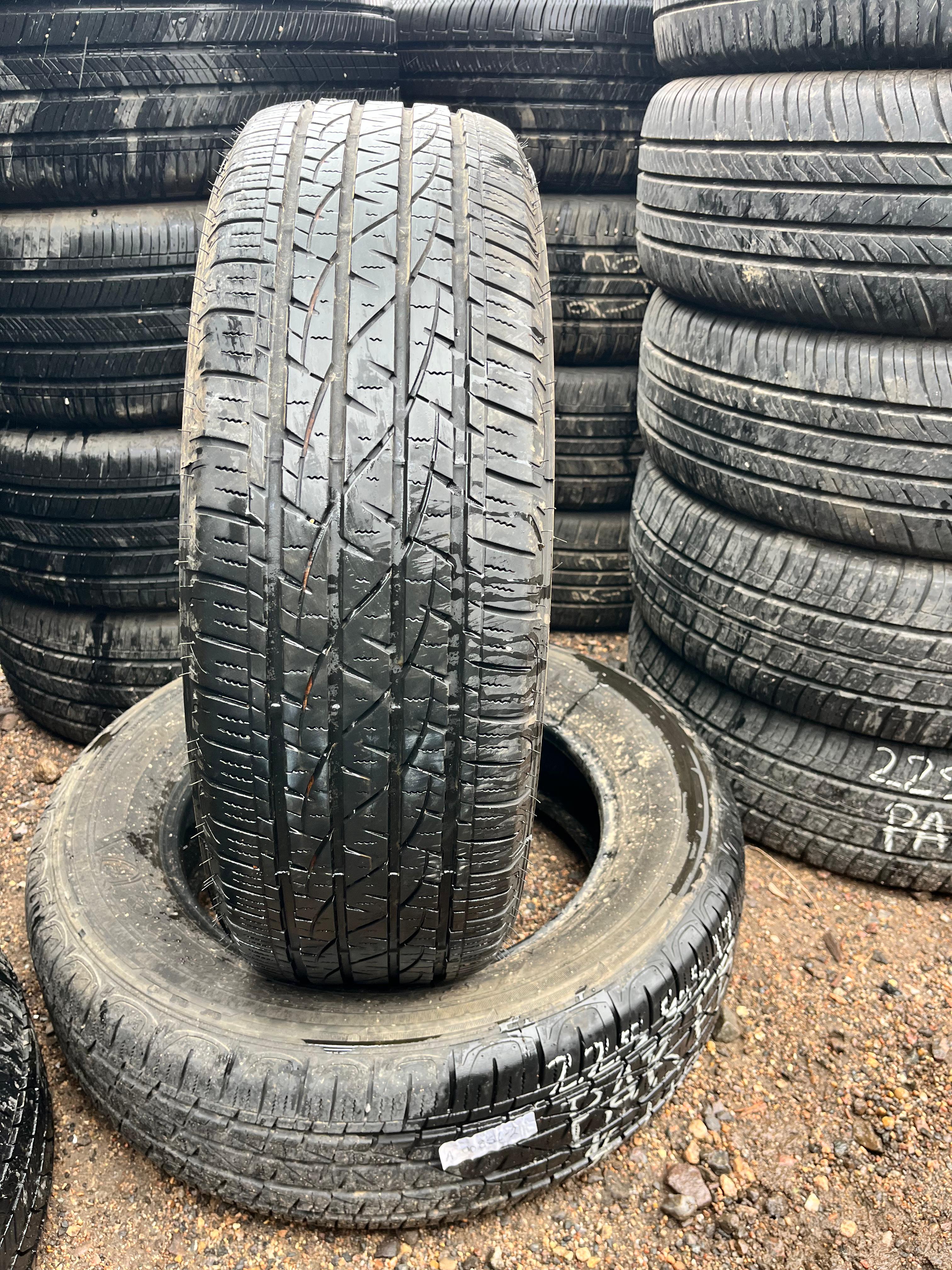 225/65R17 Pair (2 Used Tires) Firestone Destination