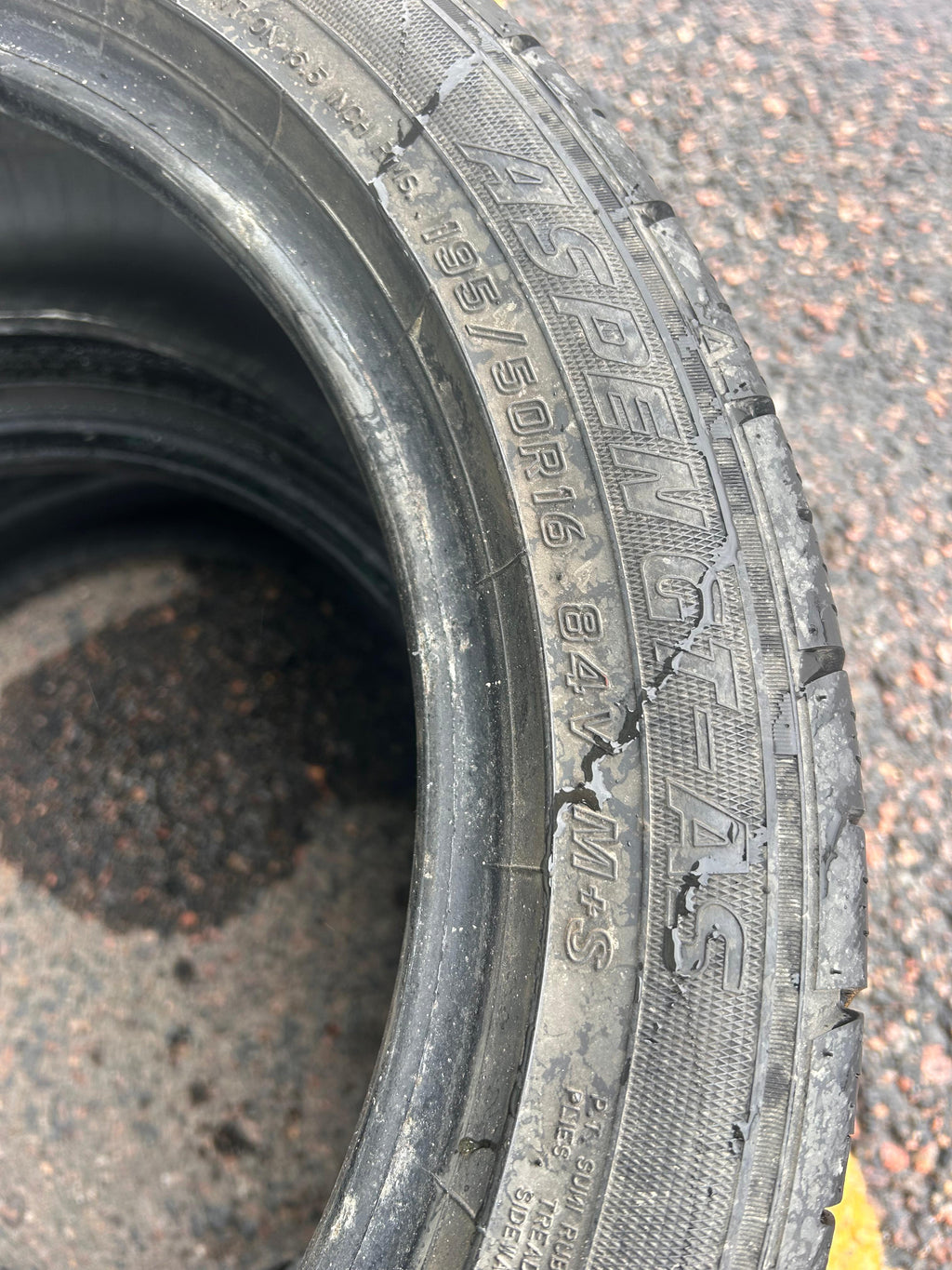 195/50R16 Pair (2 Used Tires)  Aspen GT
