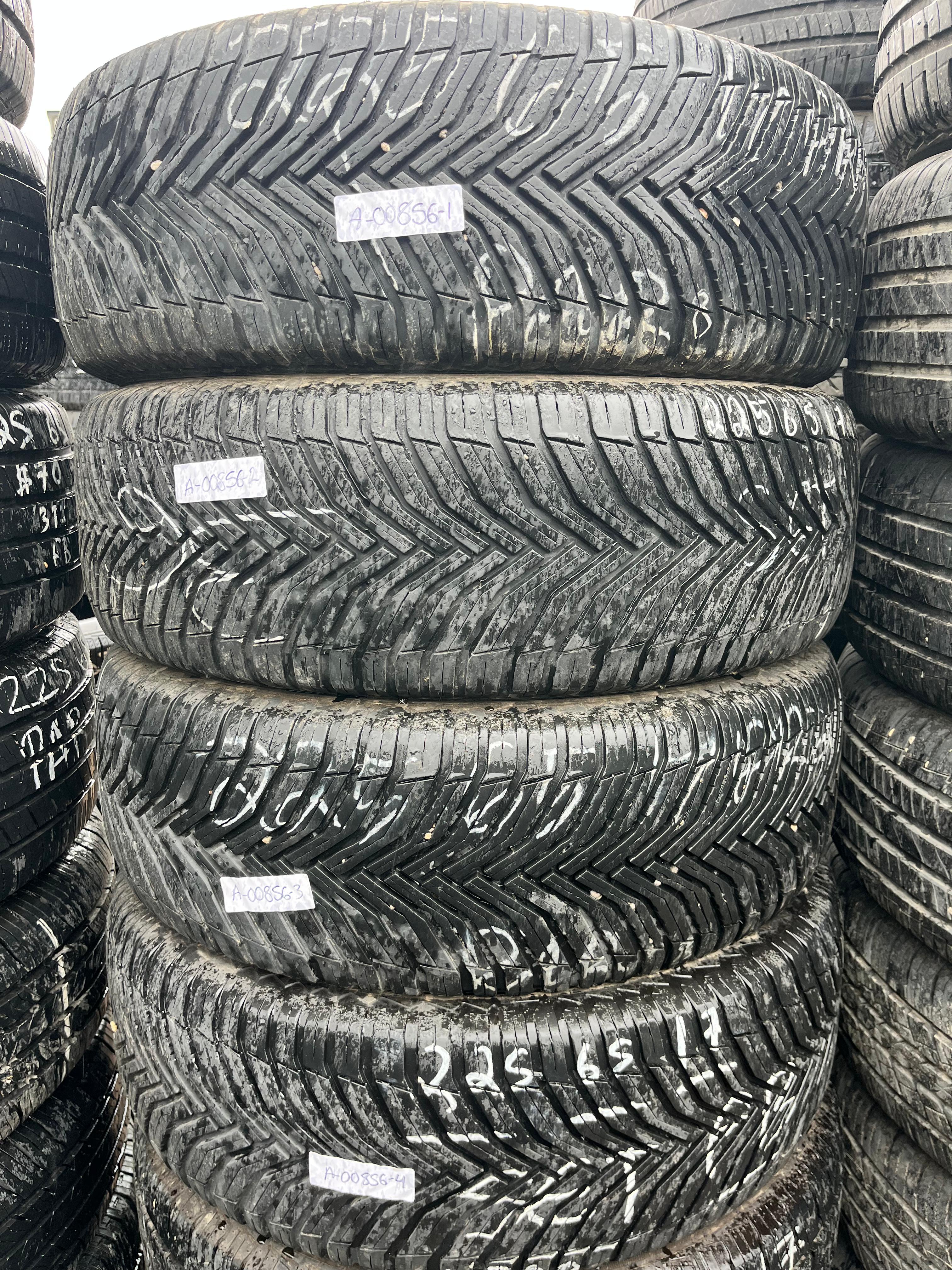 225/65R17 Set (4 Used Tires) Michelin CrossClimate