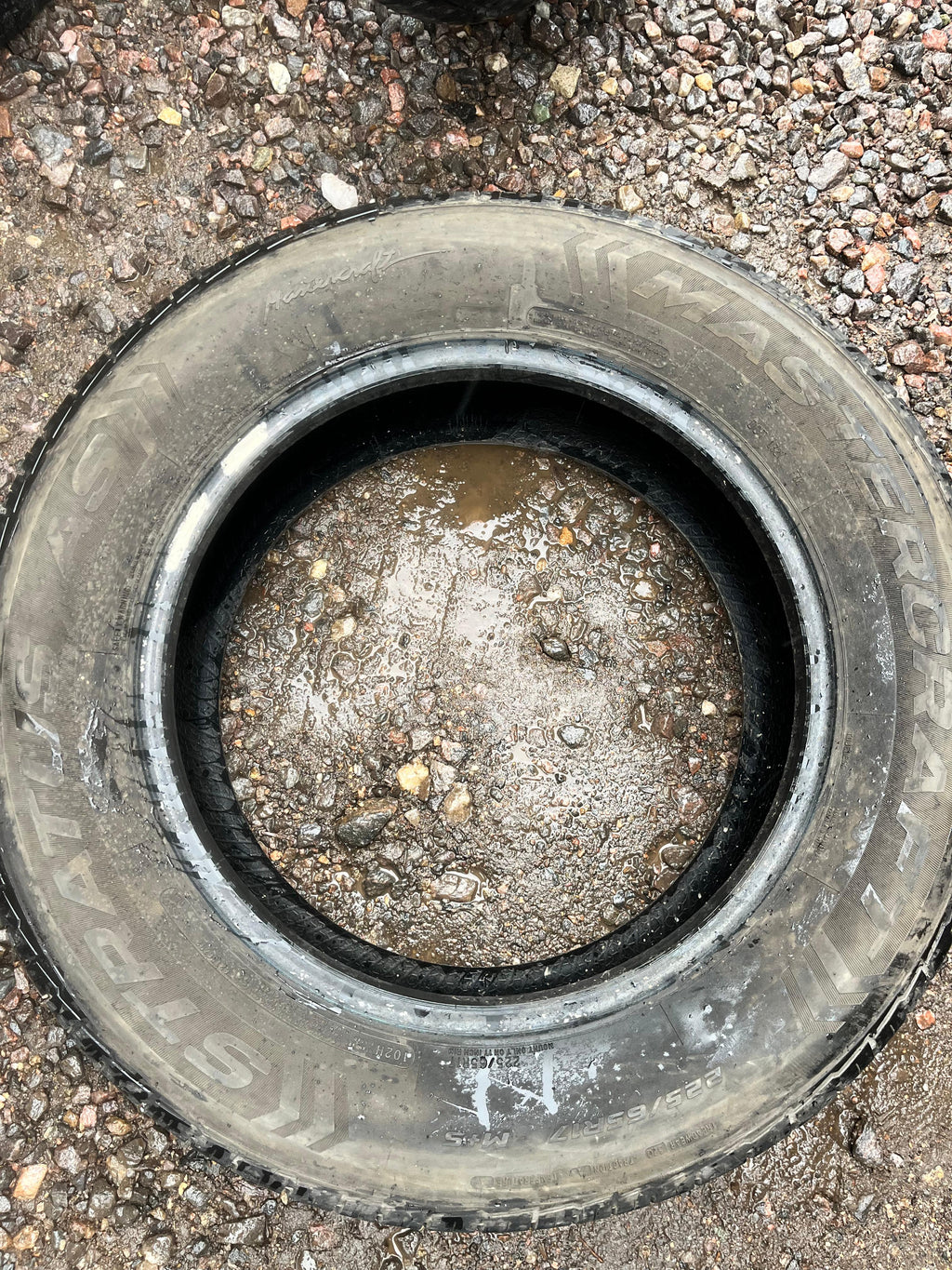 225/65R17 Set (4 Used Tires) Mastercraft Stratus (AS)