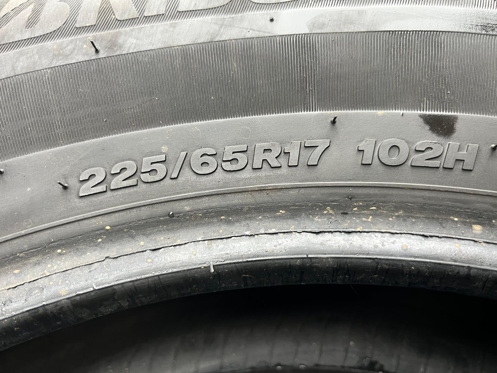 225/65R17 Set (4 Used Tires) Bridgestone WeatherPeak