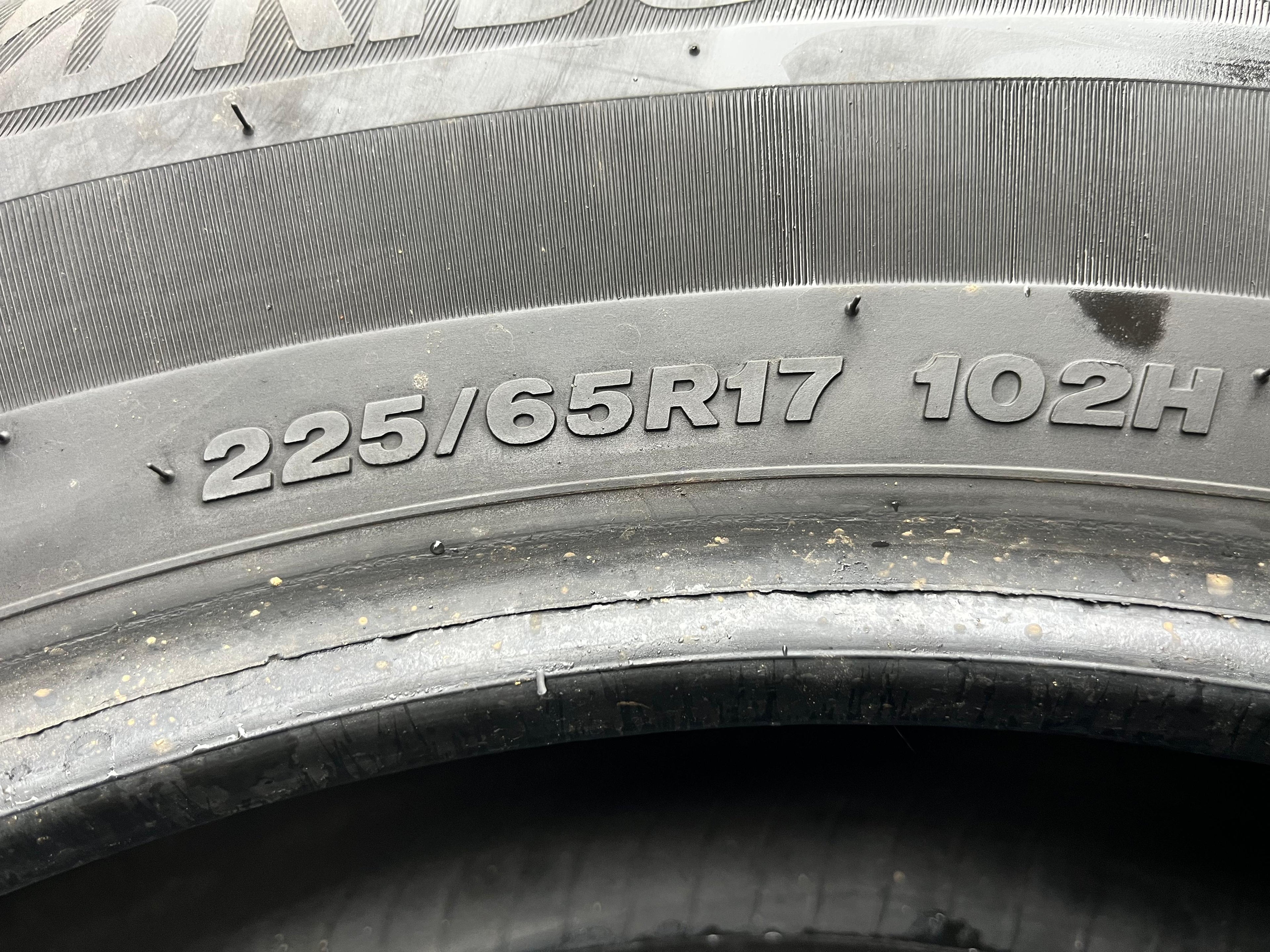225/65R17 Set (4 Used Tires) Bridgestone WeatherPeak