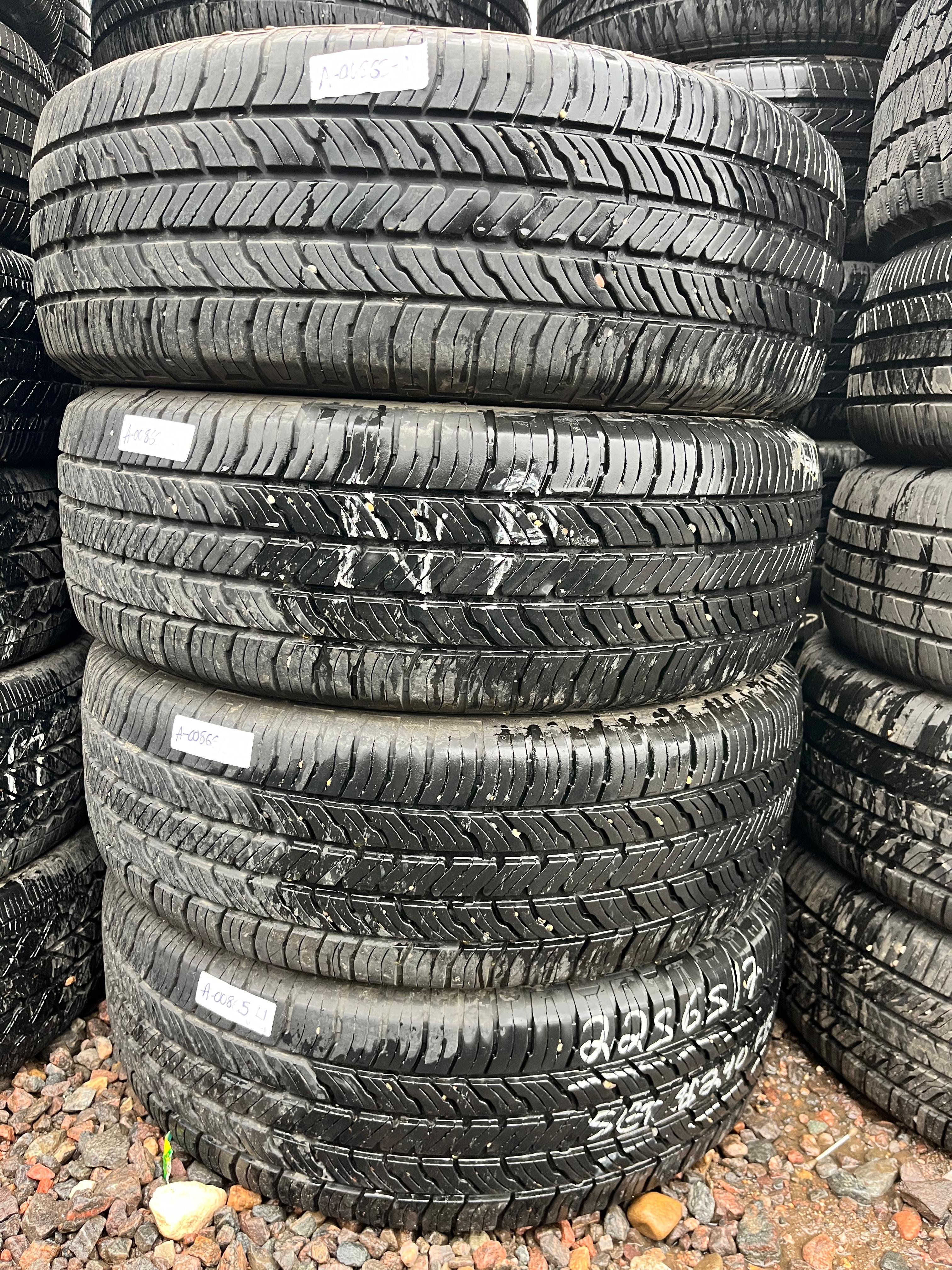225/65R17 Set (4 Used Tires) Ironman All Country (HT)