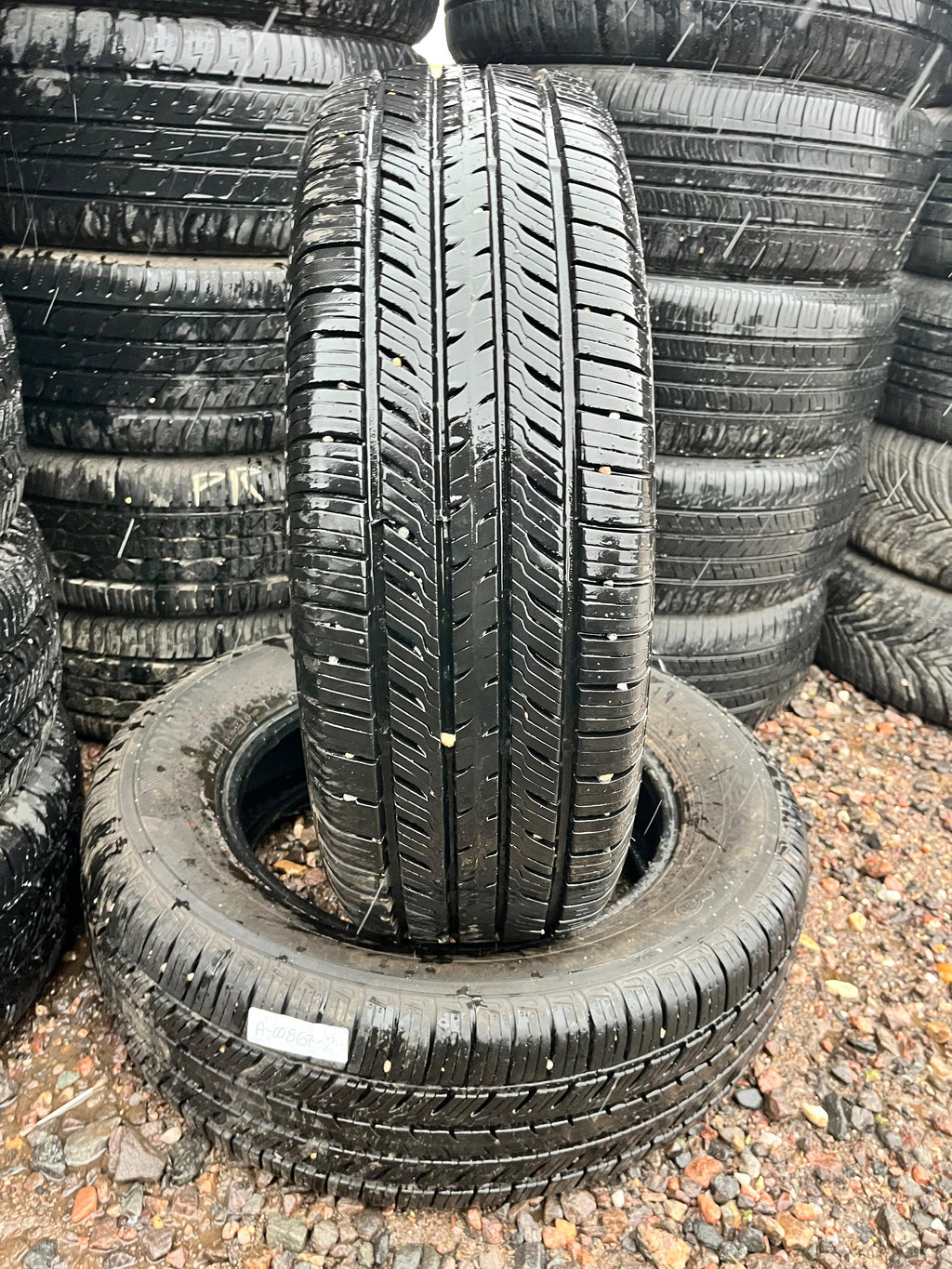 225/65R17 Pair (2 Used Tires) Yokohama AVID Ascend LX