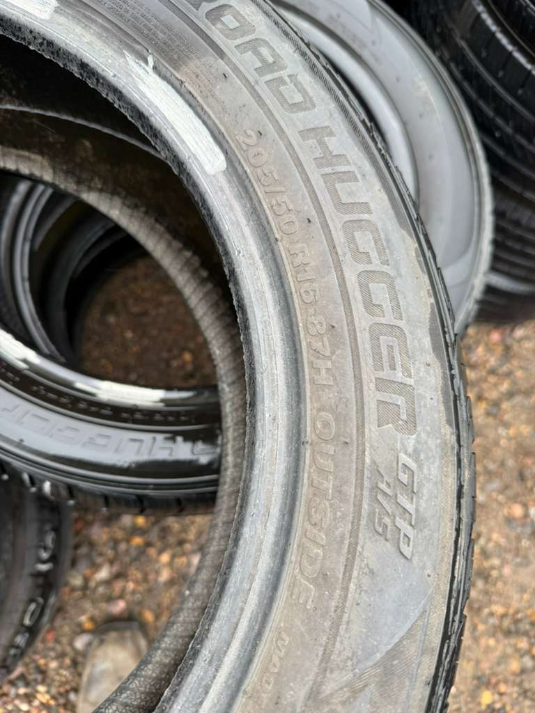205/50R16 Set (4 Used Tires) Road  Hugger GTP