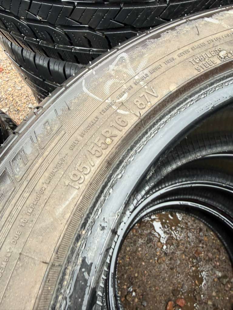 195/55R16 Set (4 Used Tires) Toyo ultra 900