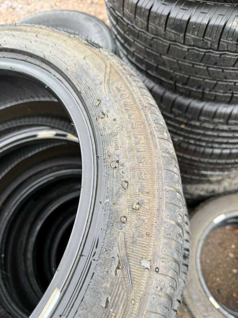 205/55R16 Pair (2 Used Tires) Zeetex ZT300