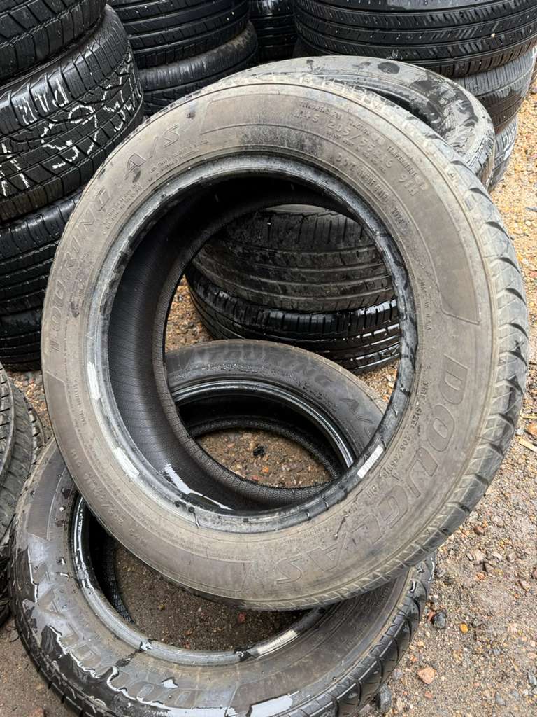 205/55R16 Pair (2 Used Tires) Douglas Touring