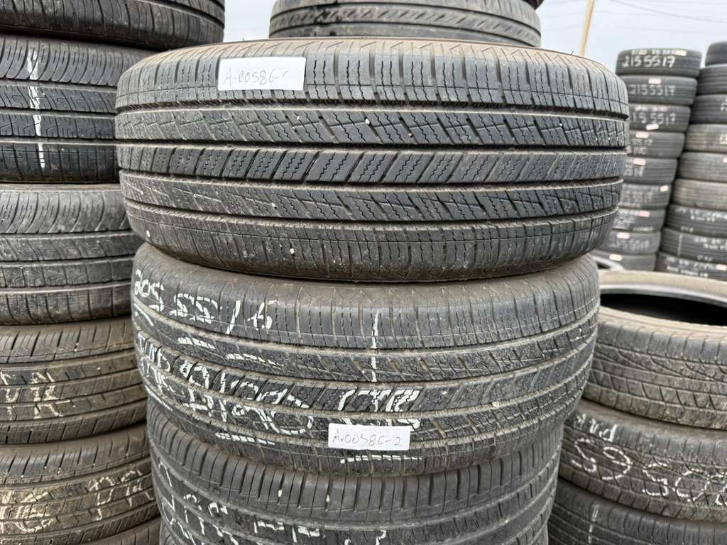 205/55R16 Pair (2 Used Tires) Kumho Solid TA51A