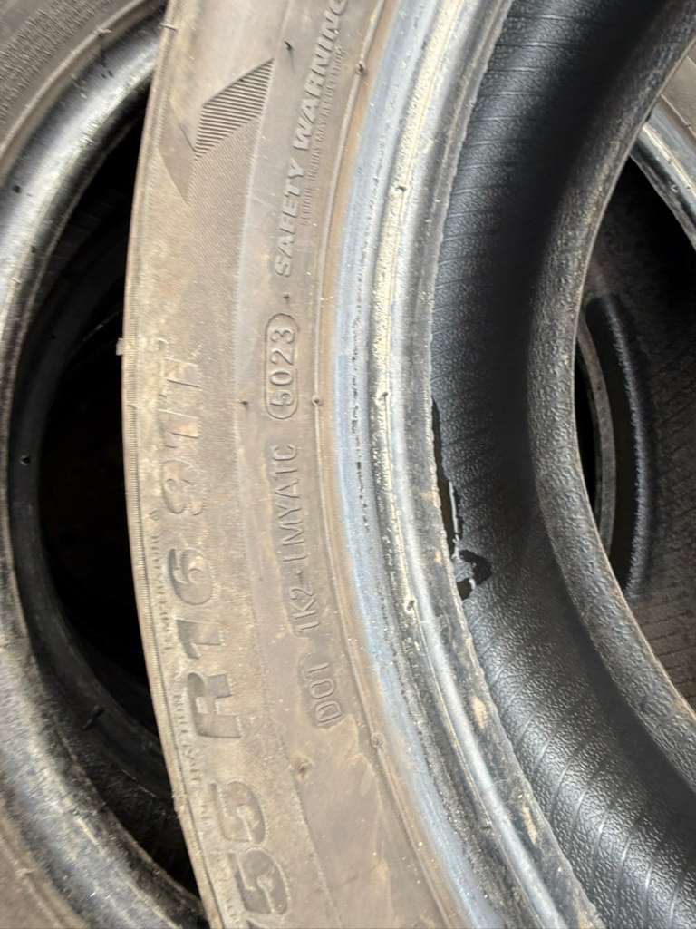 205/55R16 Pair (2 Used Tires) Kumho Solid TA51A