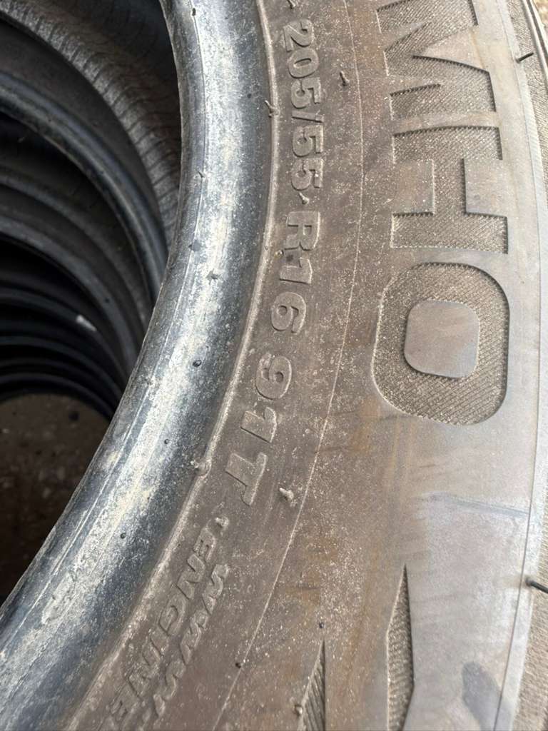 205/55R16 Pair (2 Used Tires) Kumho Solid TA51A