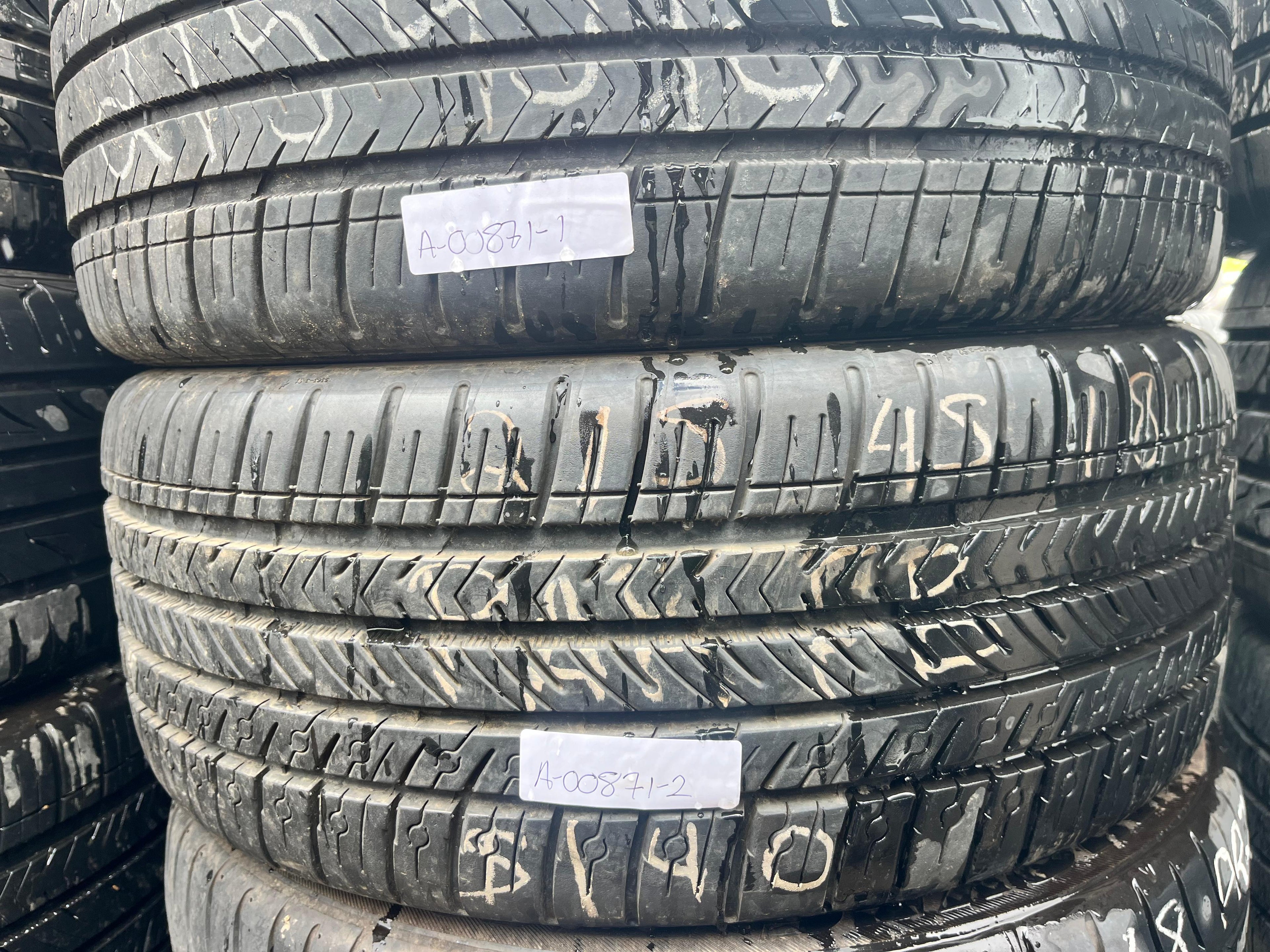 215/45ZR18 Pair (2 Used Tires) Michelin Pilot Sport 4