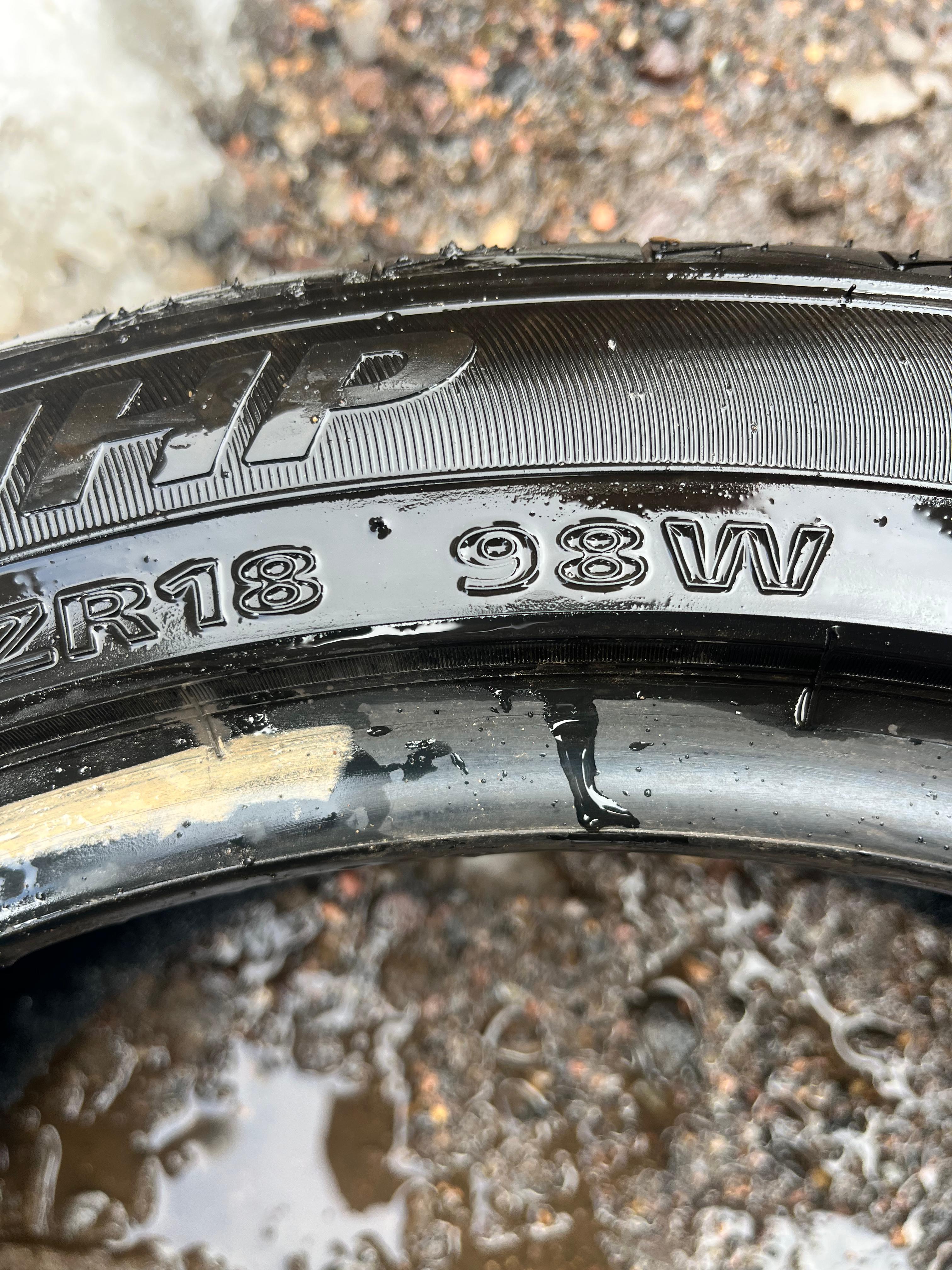 235/45ZR18  Pair (2 Used Tires) Sentury Sentury UHP