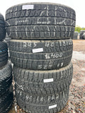 245/40R18 Set (4 Used Tires) Bridgestone Blizzak (WS80)