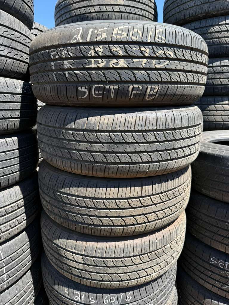 215/60R16 Set (4 Used Tires) Arroyo Eco Pro A/S