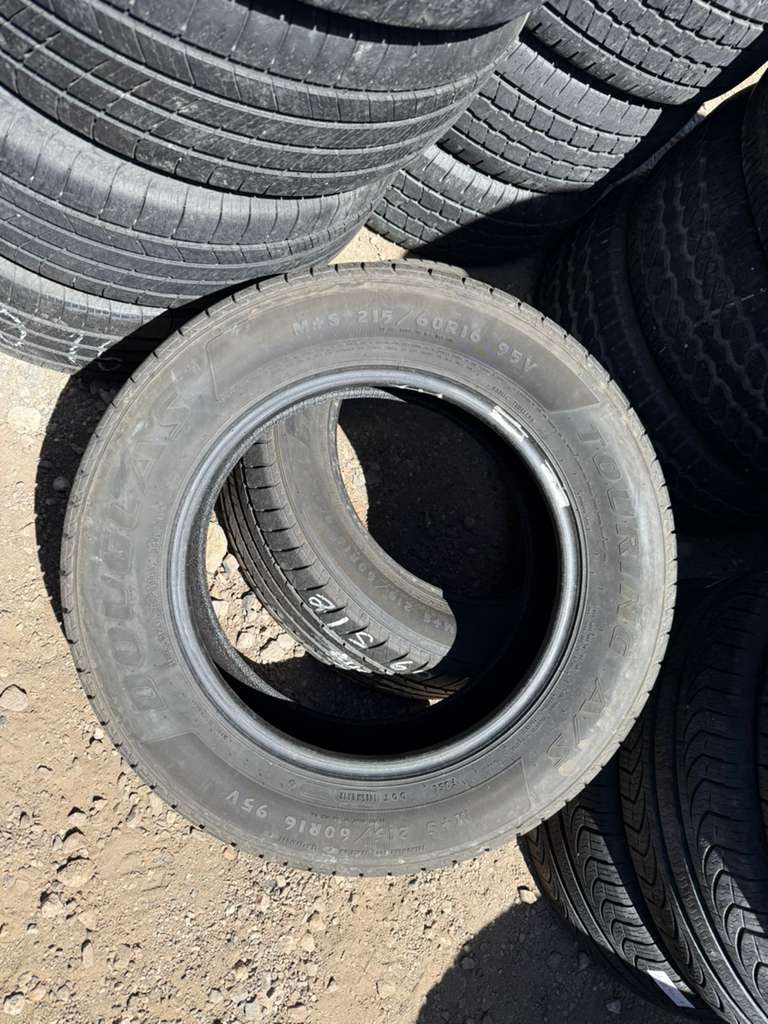 215/60R16 Pair (2 Used Tires) Douglas Touring