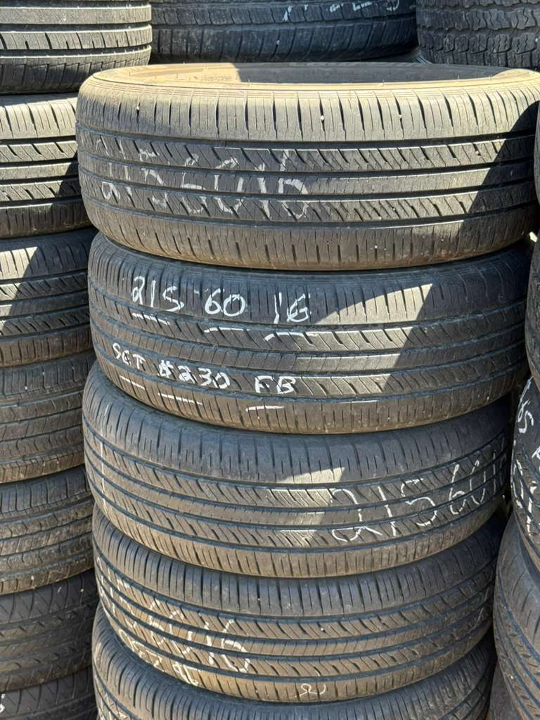 215/60R16 Set (4 Used Tires) Laufenn G Fit