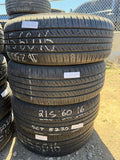 215/60R16 Set (4 Used Tires) Laufenn G Fit