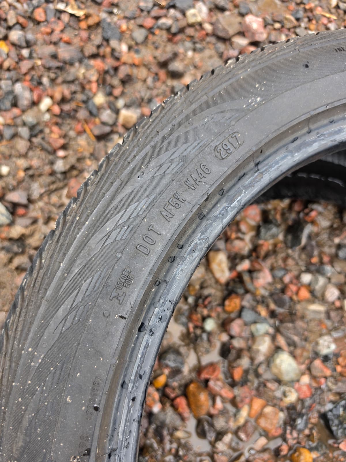 255/40R19 Single (1 Used Tire) Continental ContiSportContact
