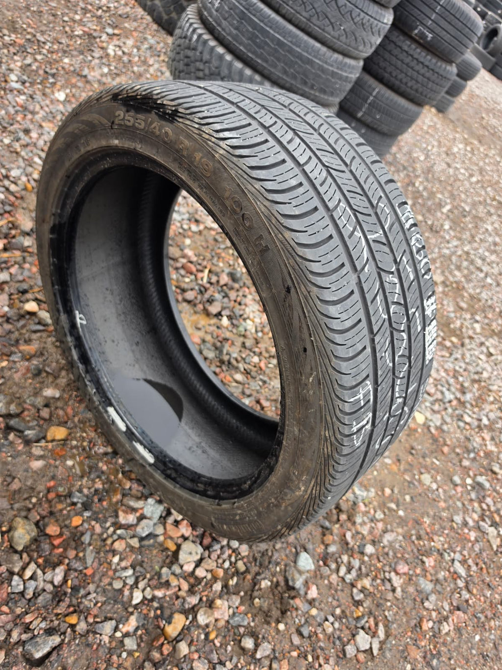 255/40R19 Single (1 Used Tire) Continental ContiSportContact