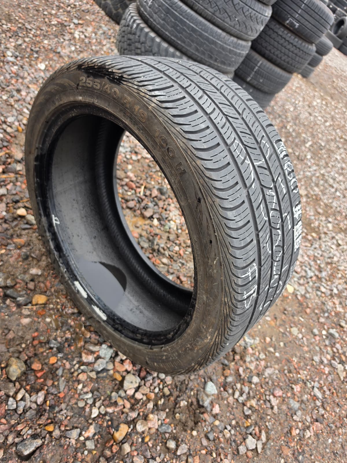 255/40R19 Single (1 Used Tire) Continental ContiSportContact