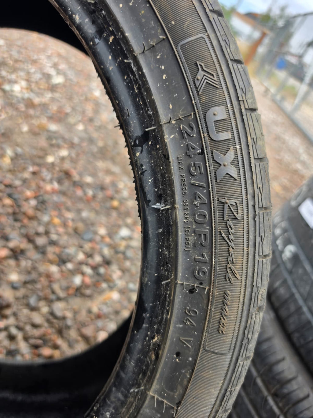 245/40R19 Single (1 Used Tire) JK Tyre UX Royal Maxx