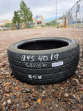 245/40R19 Single (1 Used Tire) Bridgestone Drive Guard Plus