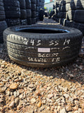 245/55R19 Single (1 Used Tire) Advanta SV T-01