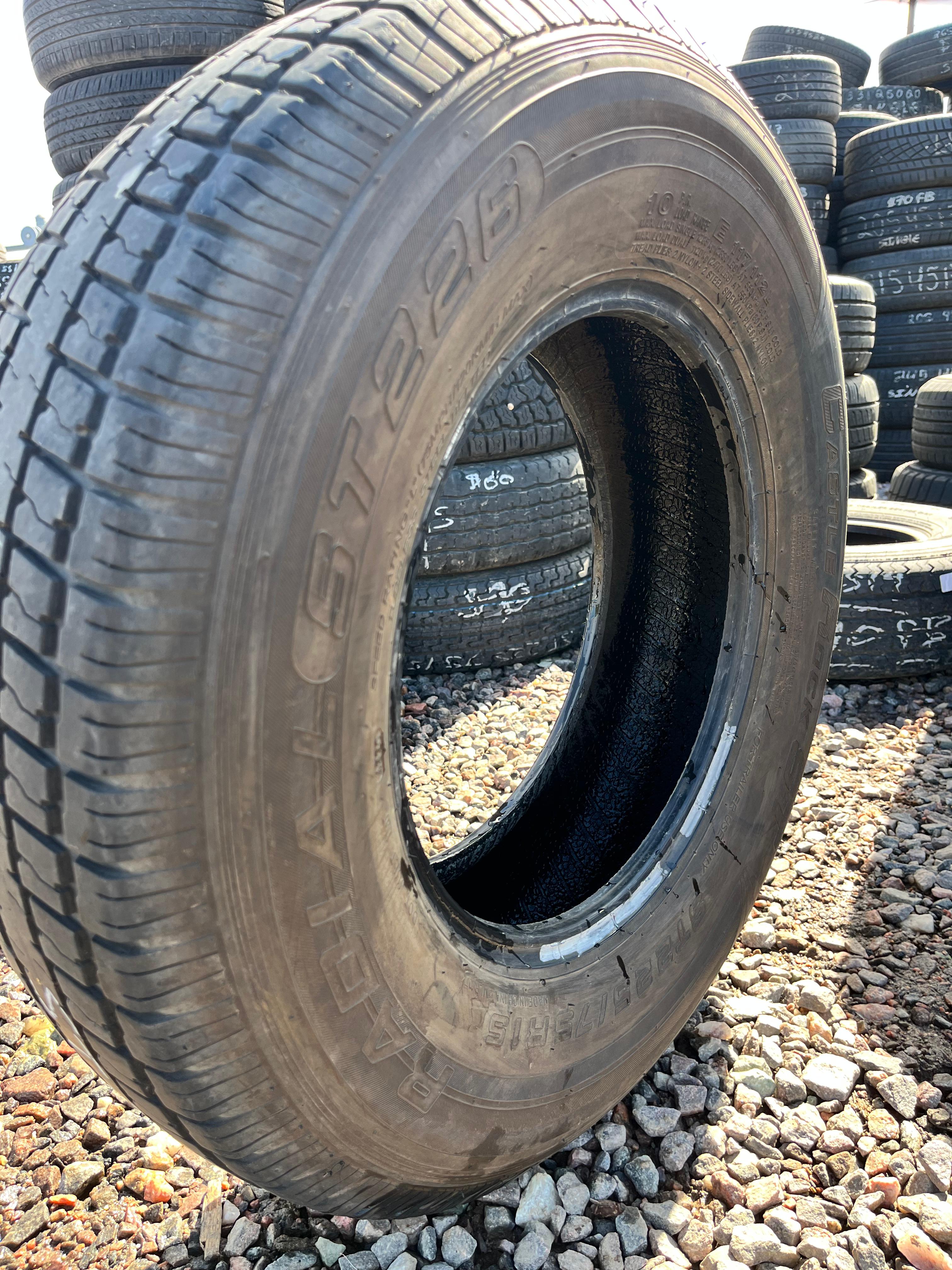 ST225/75R15 Single (1 Used Tire) Castle Rock Radial (ST226)