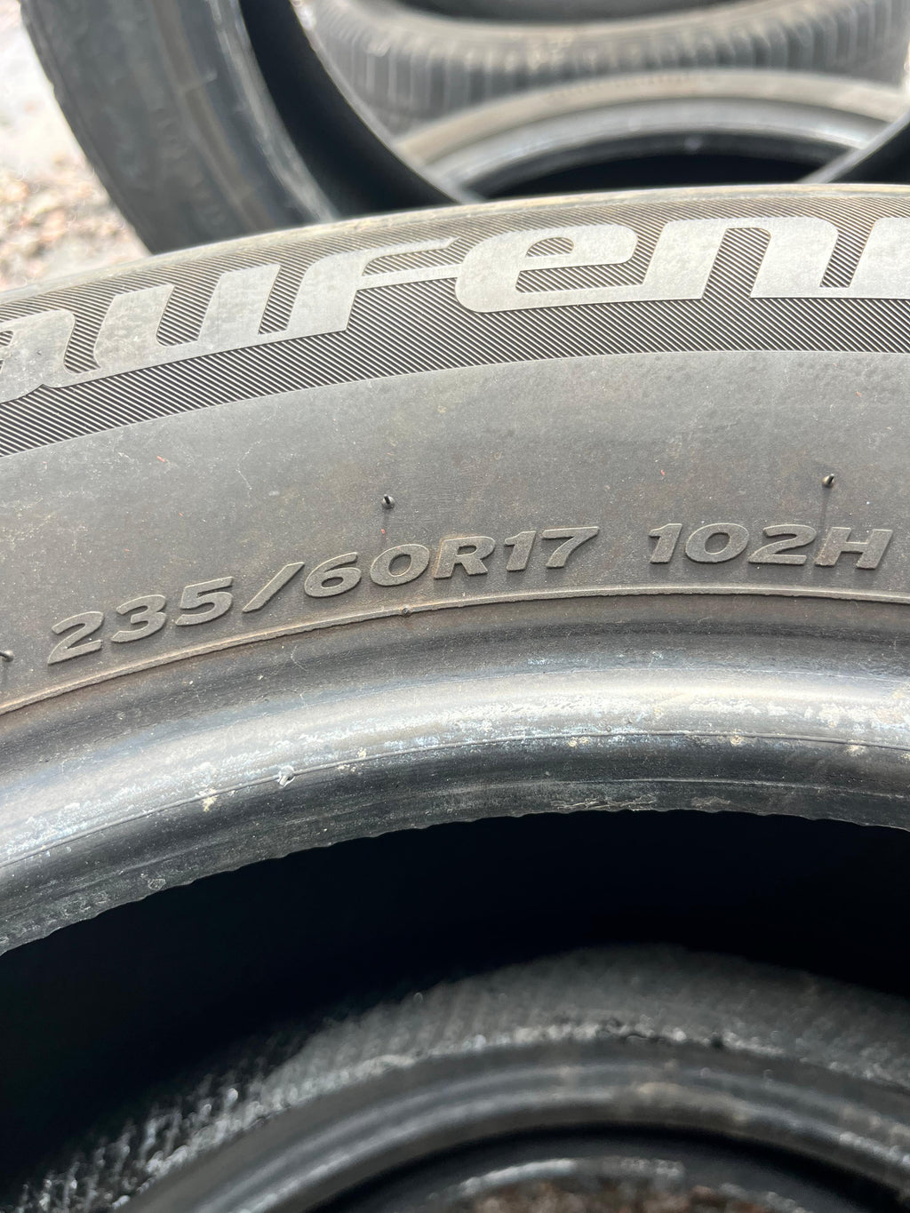 235/6OR17 Pair (2 Used Tires) Laufenn G Fit AS