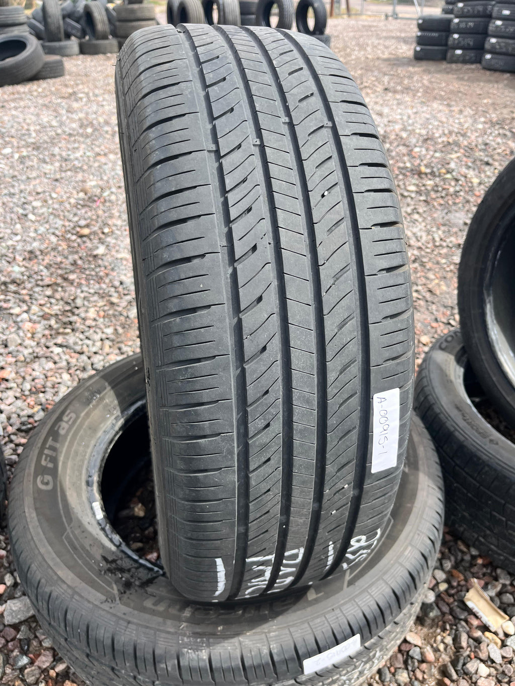 235/6OR17 Pair (2 Used Tires) Laufenn G Fit AS