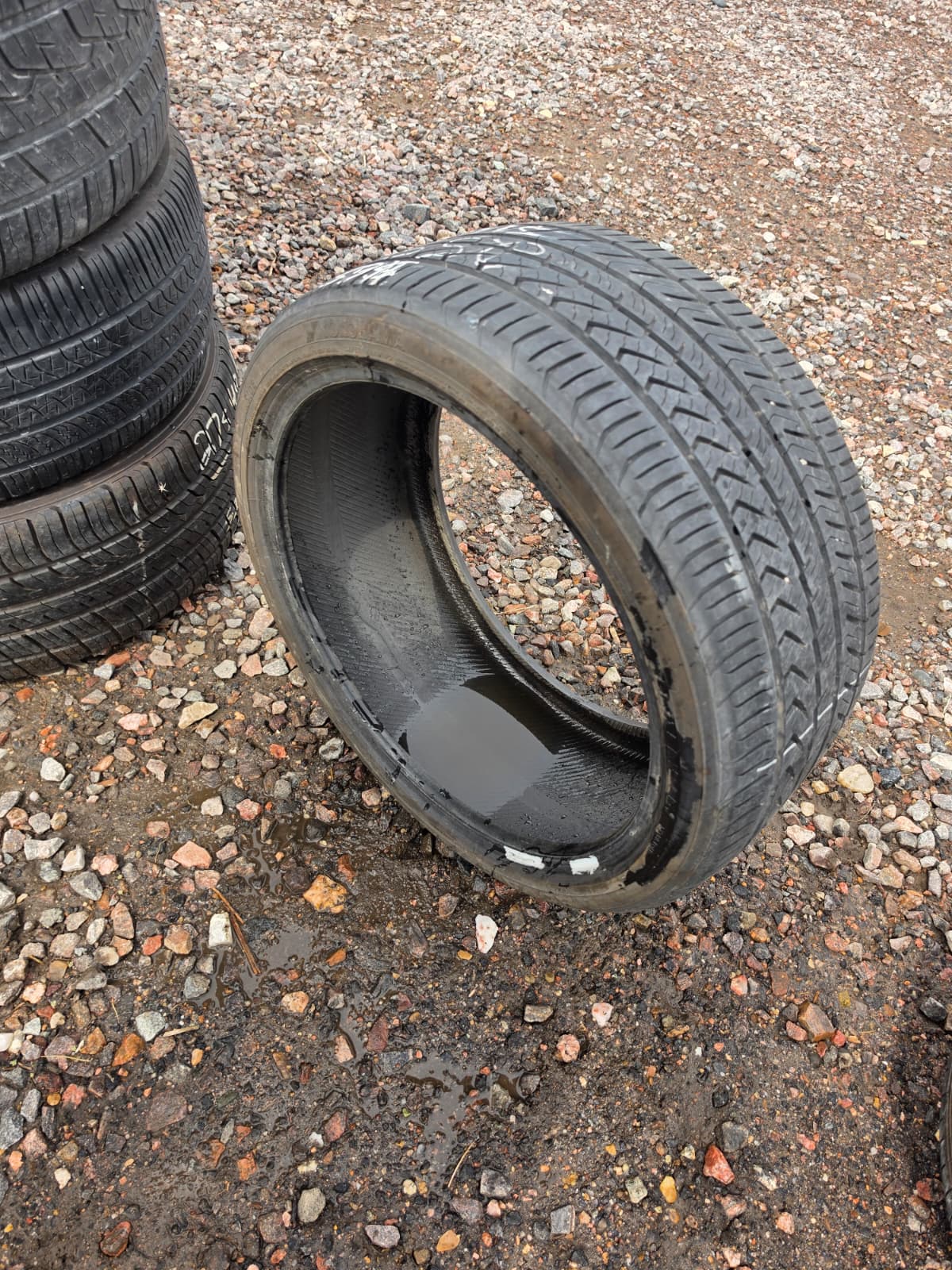 255/35R19 Single (1 Used Tire) Yokohama Advan Sport