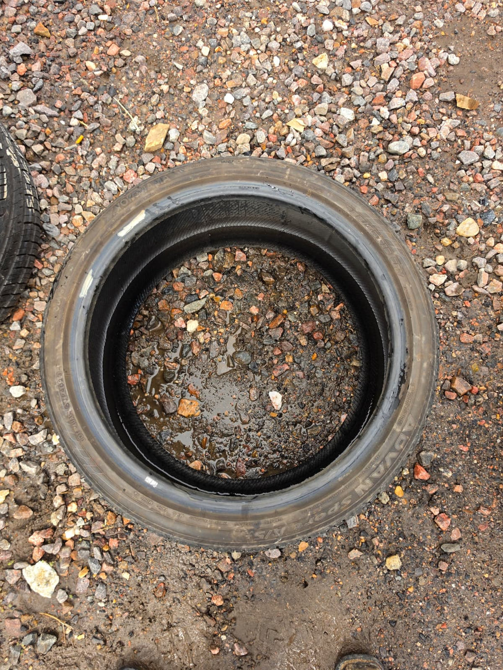 255/35R19 Single (1 Used Tire) Yokohama Advan Sport