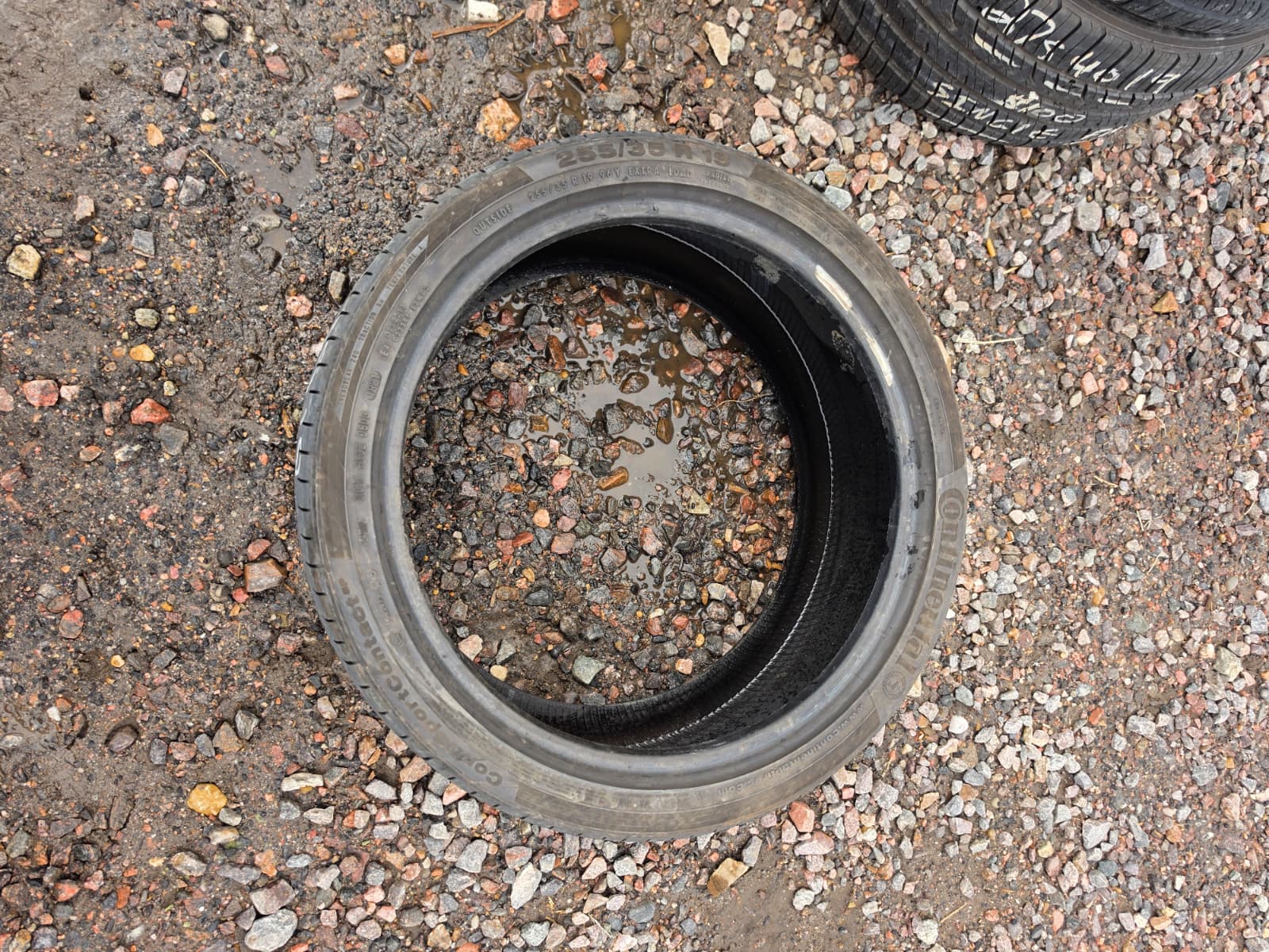 255/35R19 Single (1 Used Tire) Continental ContiSportContact