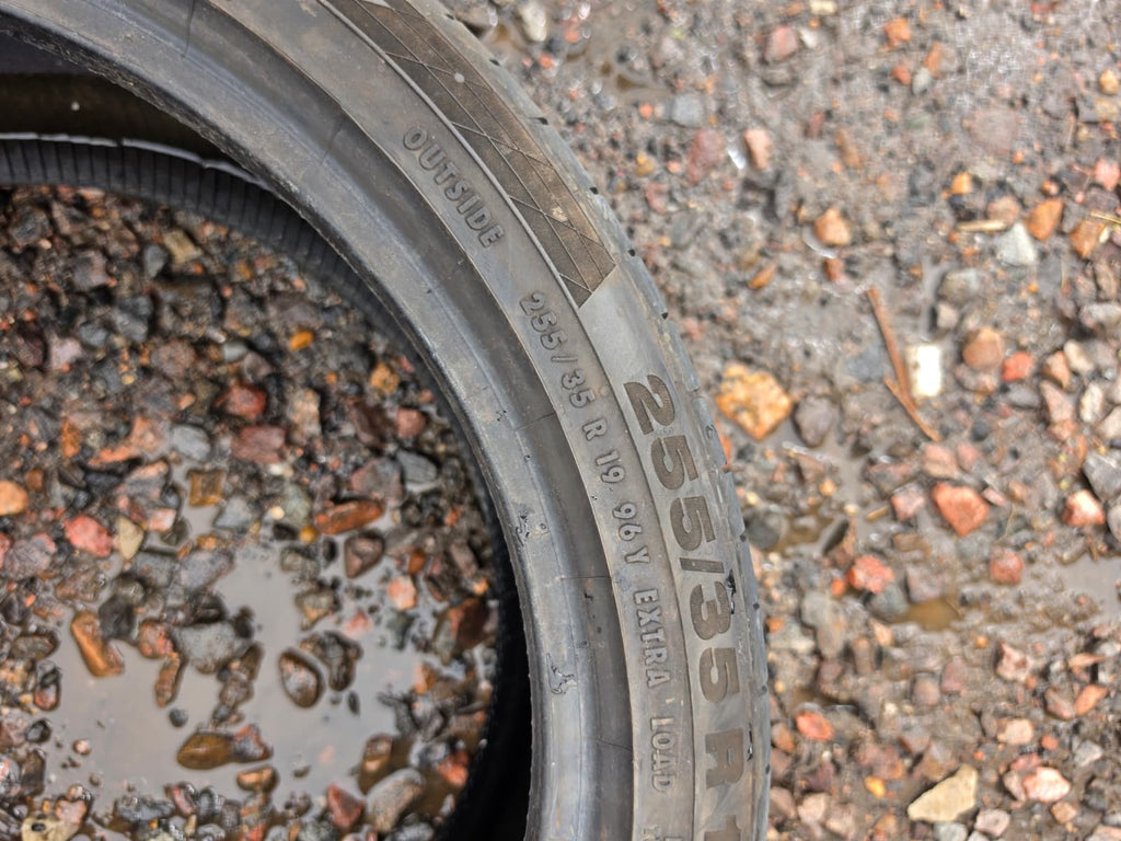 255/35R19 Single (1 Used Tire) Continental ContiSportContact