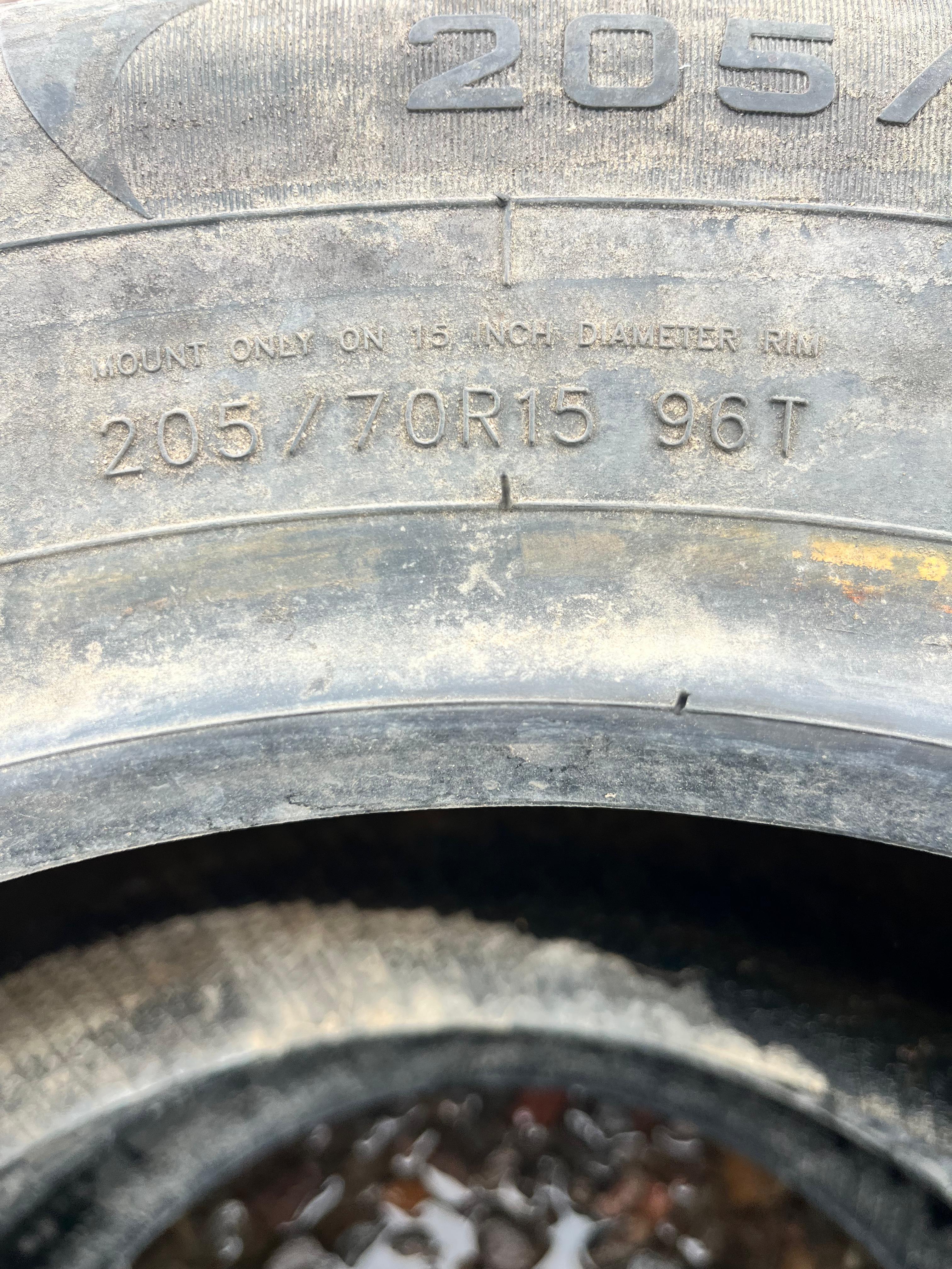 205/70R15 Pair (2 Used Tires) Prime Well PS 850